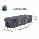 Dark Grey 117 QT Dry Box with Drain and Bottle Opener