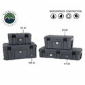 Dark Grey 117 QT Dry Box with Drain and Bottle Opener