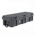 Dark Grey 117 QT Dry Box with Drain and Bottle Opener