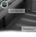 Dark Grey 117 QT Dry Box with Drain and Bottle Opener