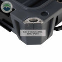 Dark Grey 117 QT Dry Box with Drain and Bottle Opener