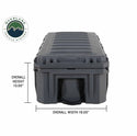 Dark Grey 117 QT Dry Box with Drain and Bottle Opener