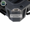 Dark Grey 169 QT Dry Box with Wheels, Drain, and Bottle Opener