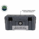Dark Grey 95 QT Dry Box With Drain and Bottle Opener