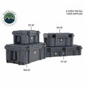 Dark Grey 95 QT Dry Box With Drain and Bottle Opener