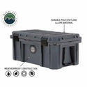 Dark Grey 95 QT Dry Box With Drain and Bottle Opener