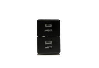 Dual Function Toyota OEM Style "AMBER & WHITE" Switch Small Style