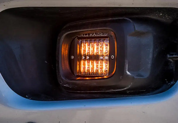 LED Fog Light Pod Replacements Brackets Kit For 2019-2024 Ford Ranger