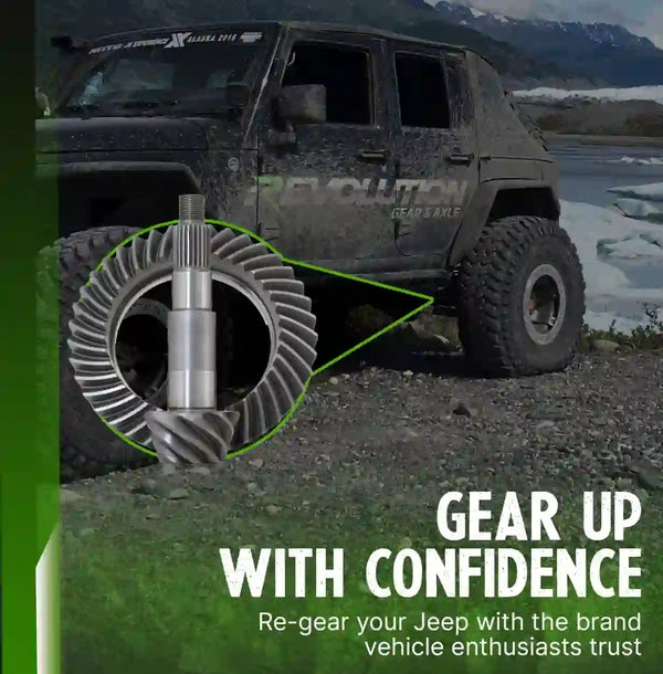 Dana 44 Rear Axle Jeep Wrangler JK 3.73-5.38 Ratio Ring and Pinion