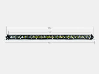 32" Slim Single Row LED Bar