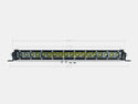 20" Slim Single Row LED Bar