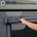 HD Nomadic 3 Person Extended Soft Shell Roof Top Tent, Grey Body & Green Rainfly