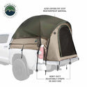 LD TACT Truck Bed Tent with PVC Floor, Storage Loft, and Adjustable Straps