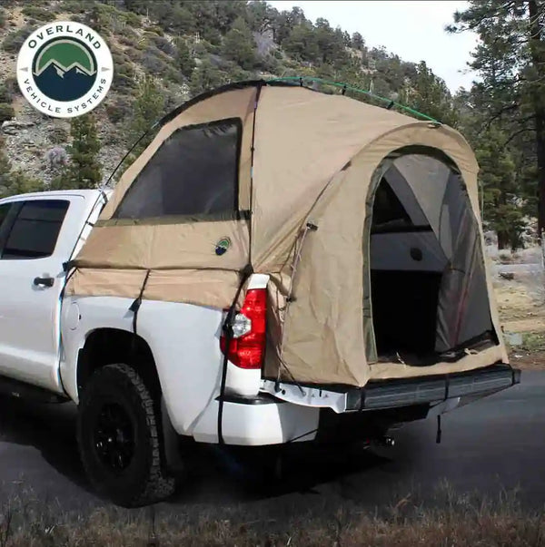 LD TACT Truck Bed Tent with PVC Floor, Storage Loft, and Adjustable Straps