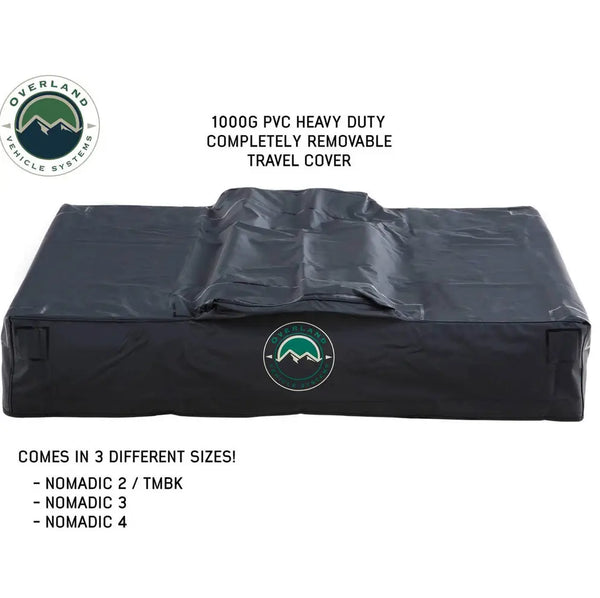 LD TMBK 3 Person Soft Shell Roof Top Tent, Tan Body & Green Rainfly