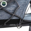 XD Lhotse 2 Person Clam Shell Aluminum Hard Shell Roof Top Tent, Blue Body & Black Rainfly