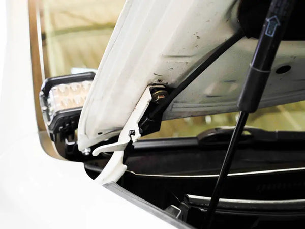 2010-2020 Lexus GX 460 Low Profile LED Side Projecting Ditch Light Mounted to White Vehicle - Cali Raised LED