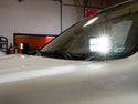 2010-2020 Lexus GX 460 Low Profile LED Side Projecting Ditch Light Mounted to White Vehicle - Cali Raised LED