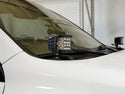 2010-2020 Lexus GX 460 Low Profile LED Side Projecting Ditch Light Mounted to White Vehicle - Cali Raised LED