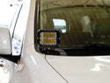 2010-2020 Lexus GX 460 Low Profile LED Side Projecting Ditch Light Mounted to White Vehicle - Cali Raised LED
