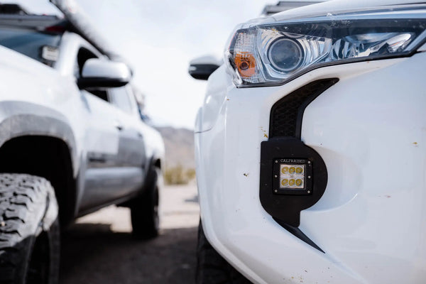2014-2020 Toyota 4Runner LED Fog Light Pod Replacements Brackets/Combo - Cali Raised LED