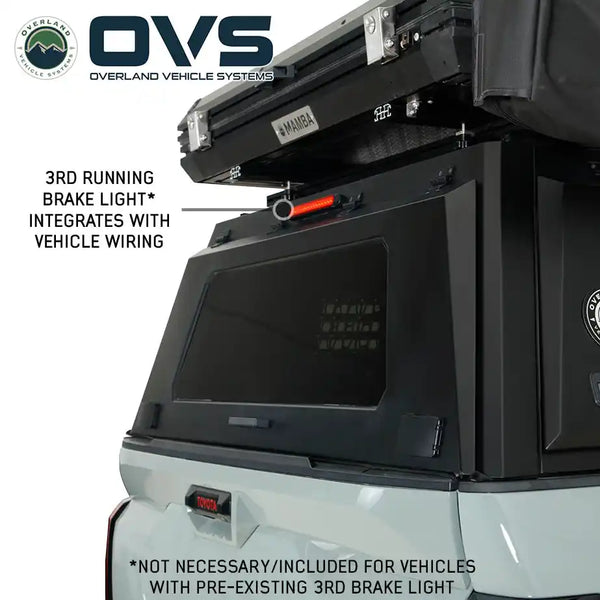 Expedition - Pro+ Truck Cap W/ Full Window Wing Doors, and 3rd Brake Light
