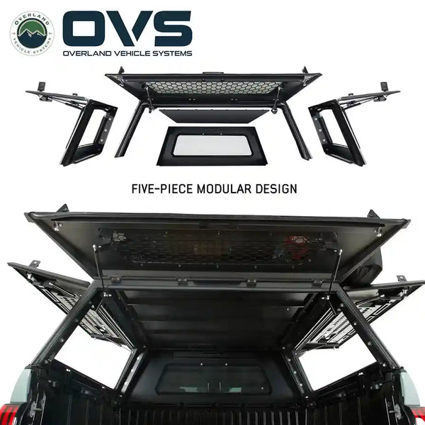 Expedition - Pro+ Truck Cap W/ Full Window Wing Doors, and 3rd Brake Light