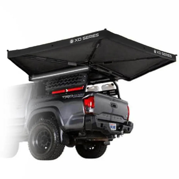 XD Nomadic 270 LTE Awning - Black Fabric and Travel Cover