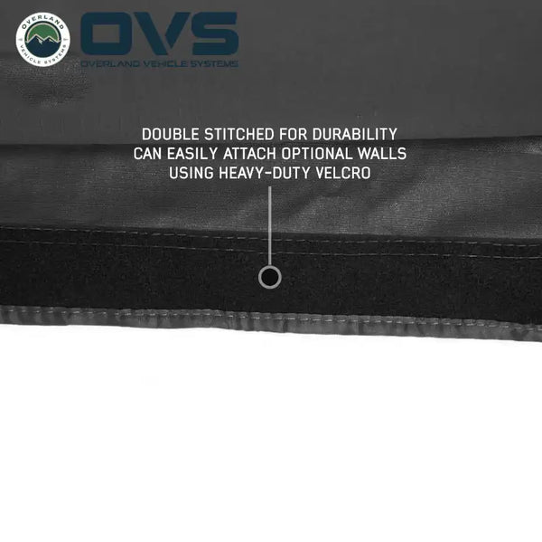 XD Nomadic 270 LTE Awning - Black Fabric and Travel Cover