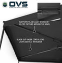 XD Nomadic 270 LTE Awning - Black Fabric and Travel Cover