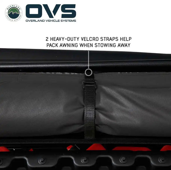 XD Nomadic 270 LTE Awning - Black Fabric and Travel Cover