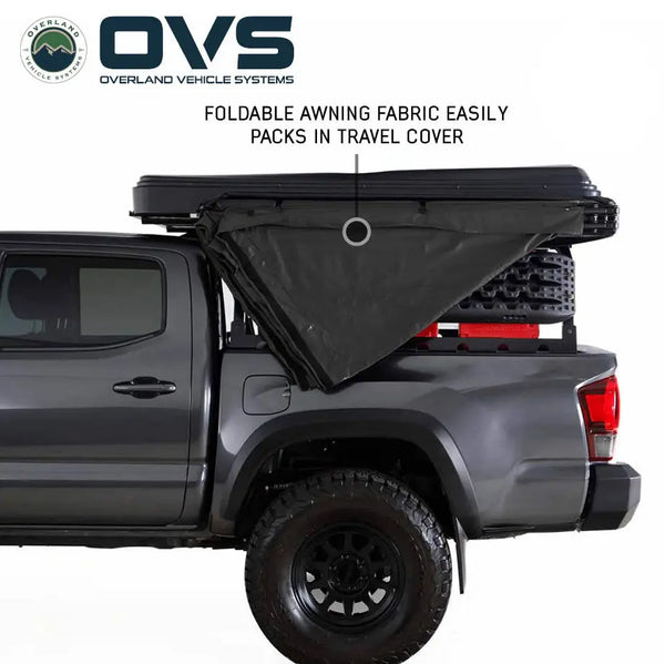 XD Nomadic 270 LTE Awning - Black Fabric and Travel Cover