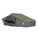 HD Nomadic 2 Person Extended Soft Shell Roof Top Tent, Grey Body & Green Rainfly