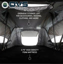 HD Nomadic 2 Person Extended Soft Shell Roof Top Tent, Grey Body & Green Rainfly