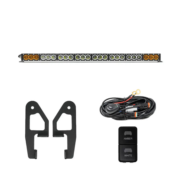Premium Roof Rack Front Light Bar Kit for 2005-2023 Toyota Tacoma
