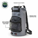 Portable Camp Shower - 23 QT, Nozzle, Foot Pump, and Mesh Storage