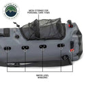 Portable Camp Shower - 23 QT, Nozzle, Foot Pump, and Mesh Storage