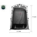 Portable Privacy Room with Shower, Retractable Floor and Amenity Pouches and More – Quick Set Up