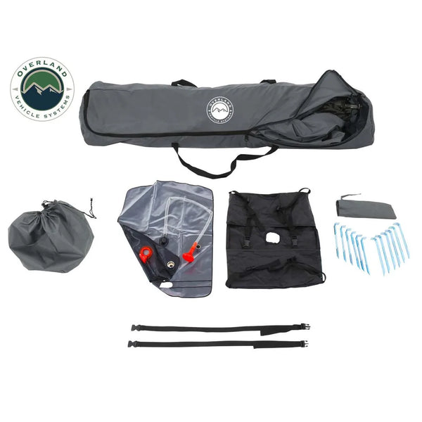 Portable Privacy Room with Shower, Retractable Floor and Amenity Pouches and More – Quick Set Up