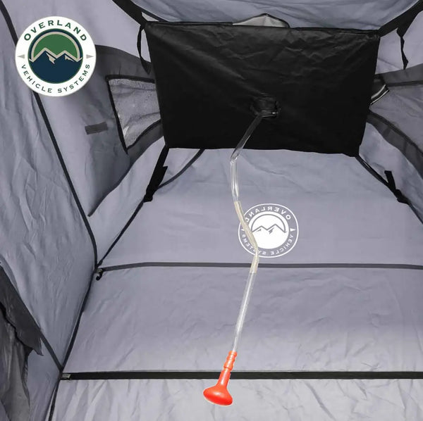 Portable Privacy Room with Shower, Retractable Floor and Amenity Pouches and More – Quick Set Up