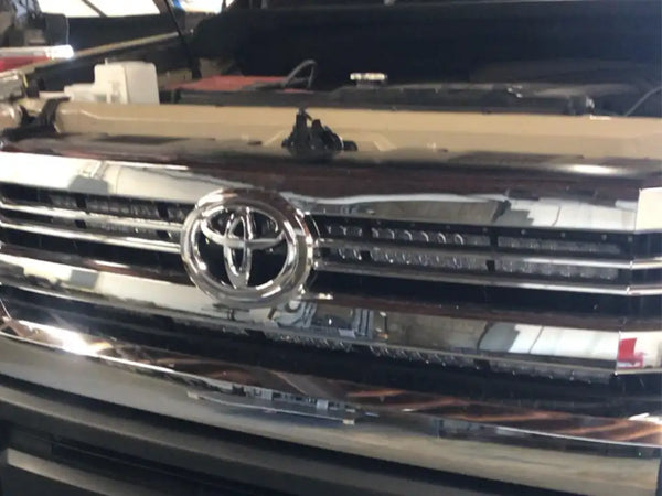 2014-2020 Toyota Tundra 42" Hidden Grille Curved LED Light Bar Brackets/Combo - Cali Raised LED