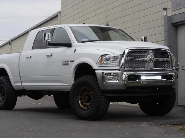 2010-2018 Dodge 2500/3500 22" Bumper Hidden LED Light Bar Brackets/Combo - Cali Raised LED