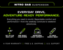 2" Nitro Gas Suspension Lift Kit for Nissan Frontier (2005-2021)
