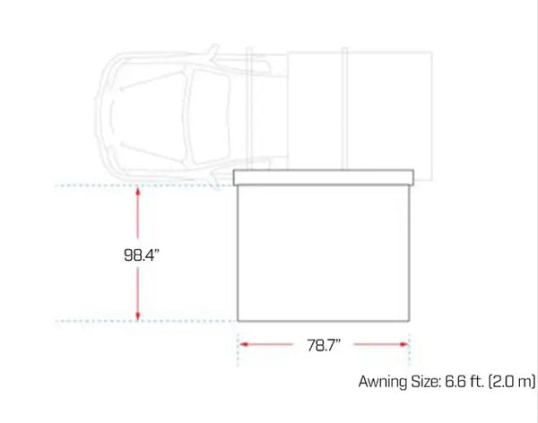 DeltaWing 90° Awning