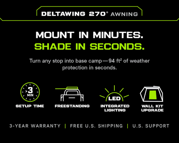 DeltaWing 270° Awning