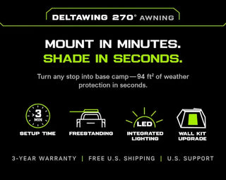 DeltaWing 270° Awning