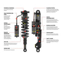 Heavy Load Suspension Lift Kit with BP-51 Bypass Shocks Suited for 2007 2018 Jeep Wrangler