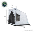 LD P.S.T. Portable Safari Ground Tent, Grey Body & Grey Trim