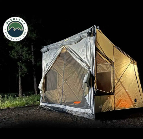 LD P.S.T. Portable Safari Ground Tent, Grey Body & Grey Trim