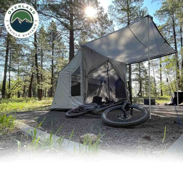 LD P.S.T. Portable Safari Ground Tent, Grey Body & Grey Trim